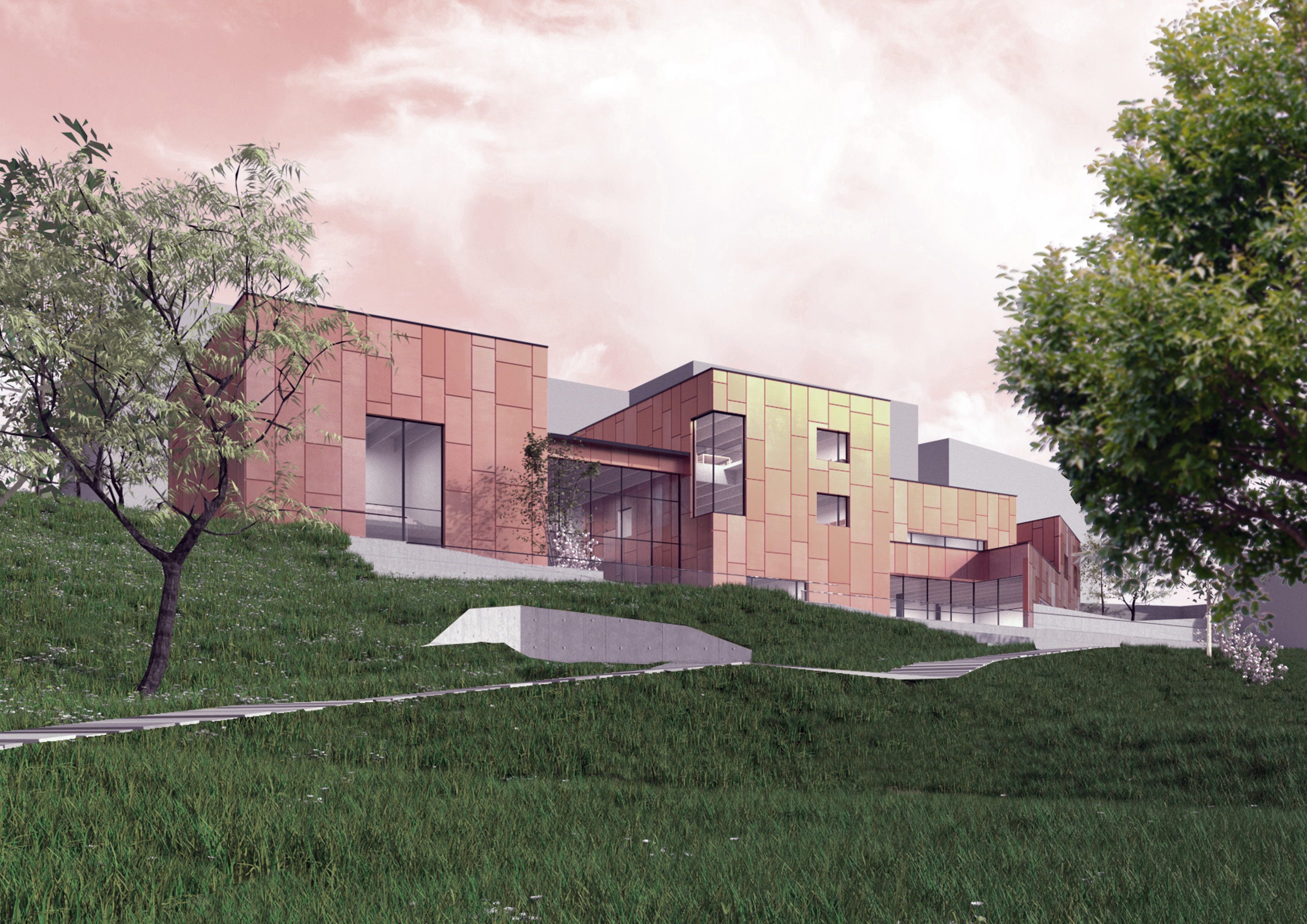 3.3 PROYECTO DE CENTRO SOCIAL EN SAN AMARO RENDER 1