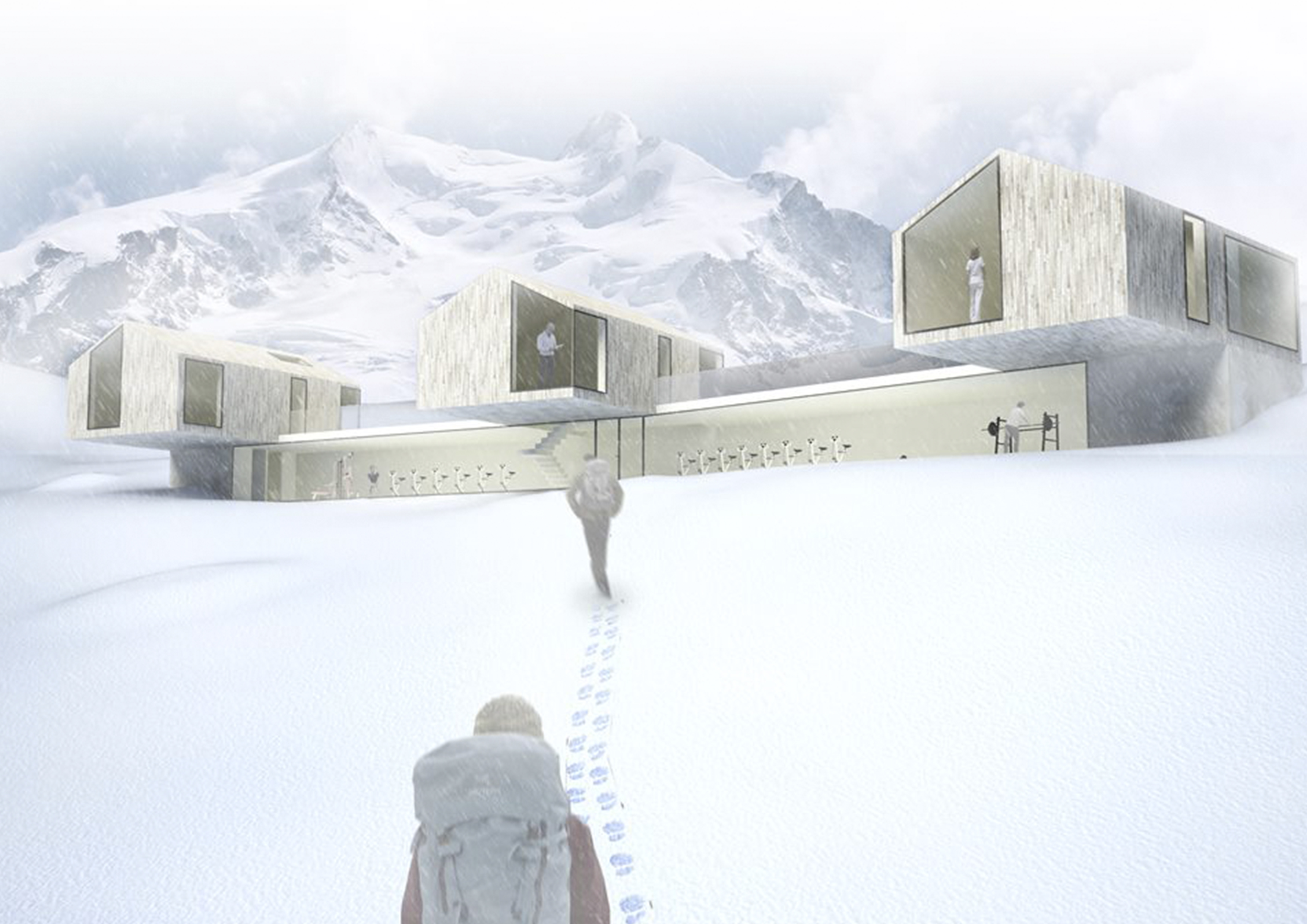 8. CENTRO DE ALTO RENDIMIENTO EN DREZNICA RENDER